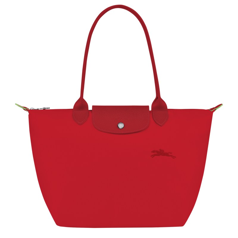 Longchamp Le Pliage Green M Tote bag - Recycled canvas Tomato | 3516-PCWET