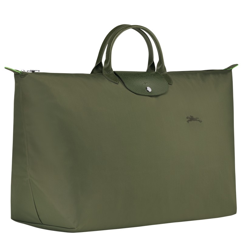 Longchamp Le Pliage Green M Travel bag - Recycled canvas Forest | 1240-QSHXU