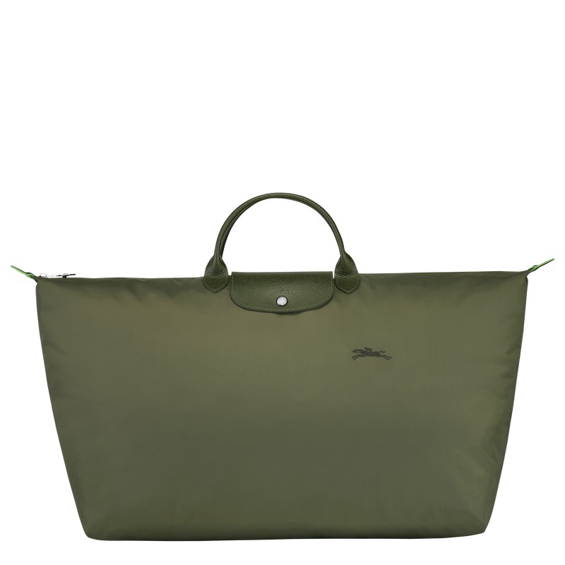 Longchamp Le Pliage Green M Travel bag - Recycled canvas Forest | 1240-QSHXU