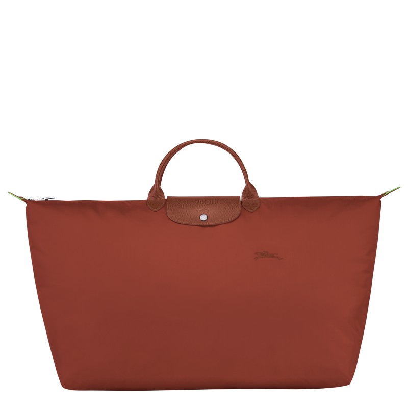 Longchamp Le Pliage Green M Travel bag - Recycled canvas Chestnut | 4623-YPGEV