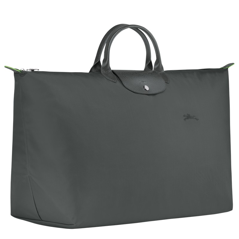 Longchamp Le Pliage Green M Travel bag - Recycled canvas Graphite | 2860-XGSFV