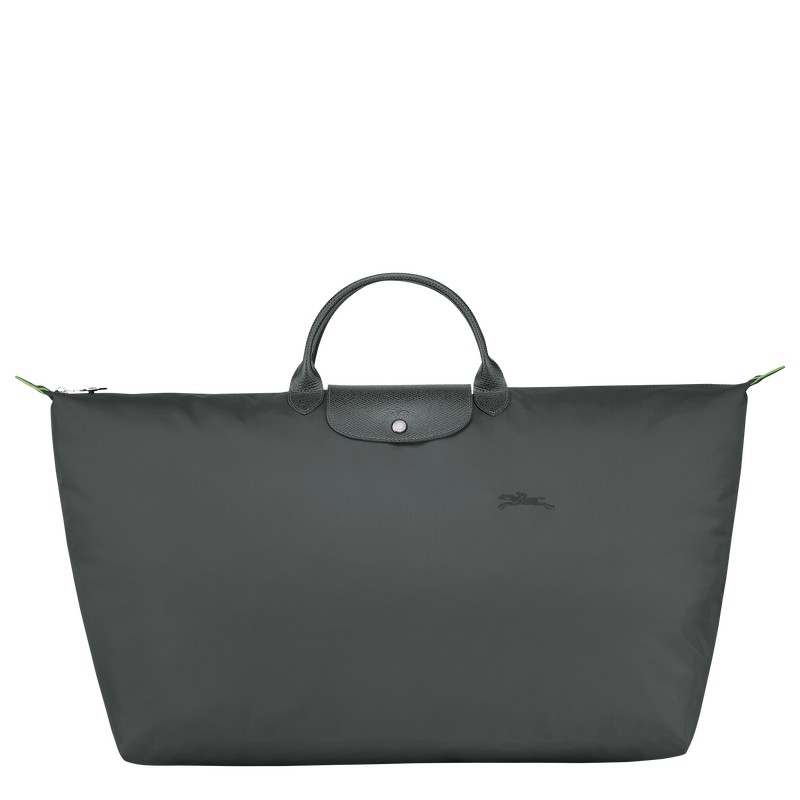 Longchamp Le Pliage Green M Travel bag - Recycled canvas Graphite | 2860-XGSFV