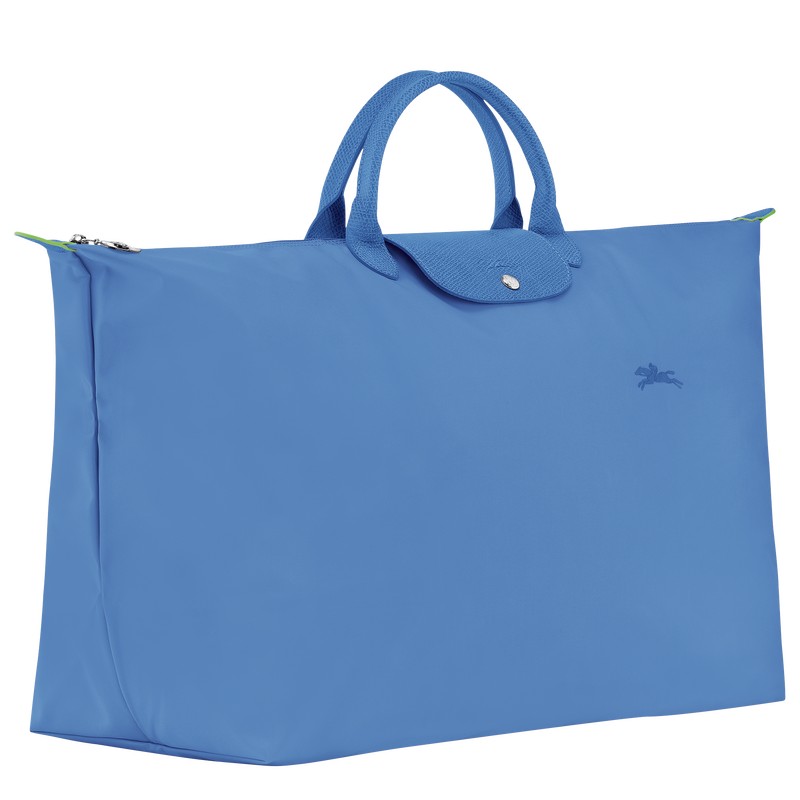 Longchamp Le Pliage Green M Travel bag - Recycled canvas Cornflower | 7106-DXNVM