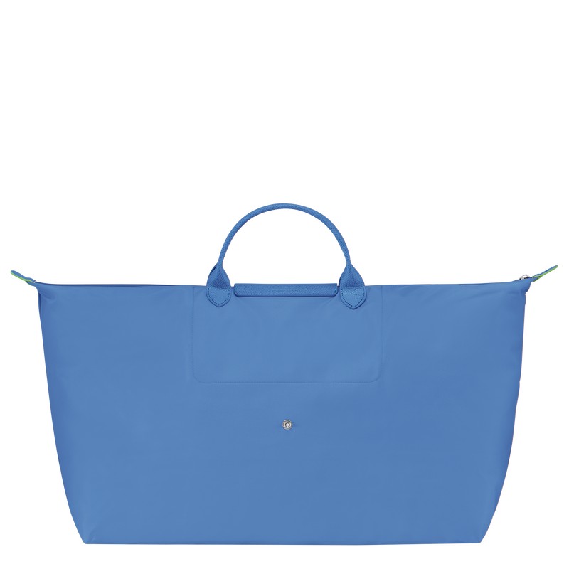 Longchamp Le Pliage Green M Travel bag - Recycled canvas Cornflower | 7106-DXNVM