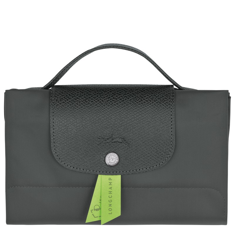 Longchamp Le Pliage Green S Briefcase - Recycled canvas Graphite | 1359-DLHCM