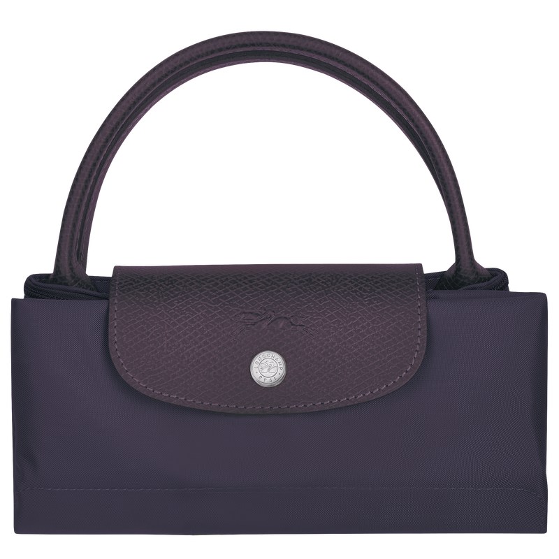 Longchamp Le Pliage Green S Handbag - Recycled canvas Bilberry | 4251-QPVHL