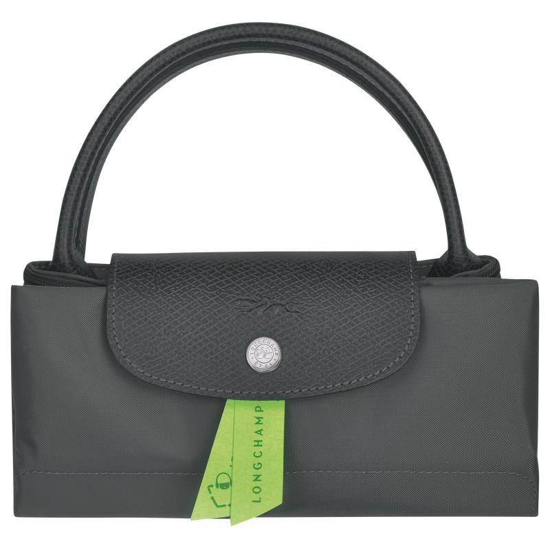 Longchamp Le Pliage Green S Handbag - Recycled canvas Graphite | 7453-XYONJ