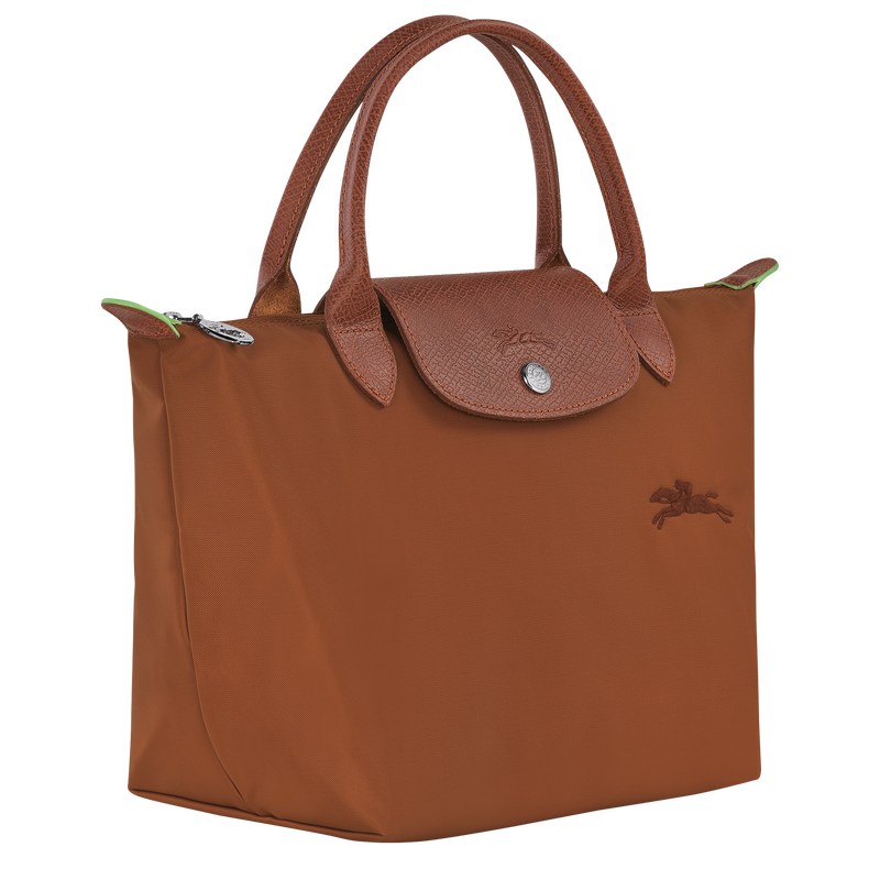 Longchamp Le Pliage Green S Handbag - Recycled canvas Cognac | 0642-GELZI