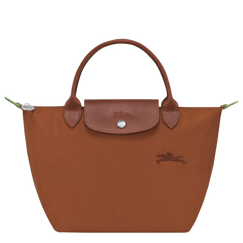 Longchamp Le Pliage Green S Handbag - Recycled canvas Cognac | 0642-GELZI