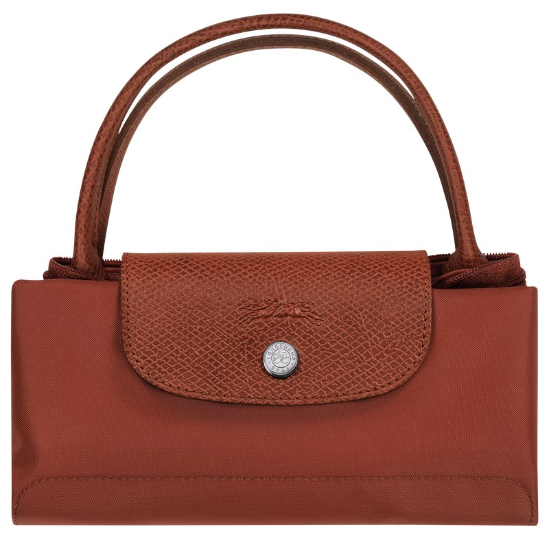 Longchamp Le Pliage Green S Handbag - Recycled canvas Chestnut | 0687-SUPGX