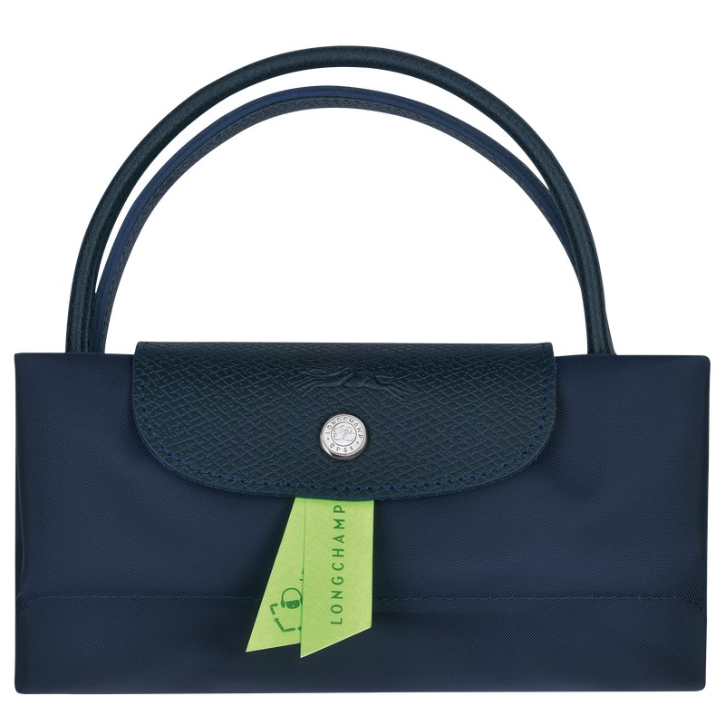 Longchamp Le Pliage Green S Handbag - Recycled canvas Lacivert | 8134-MTAFK