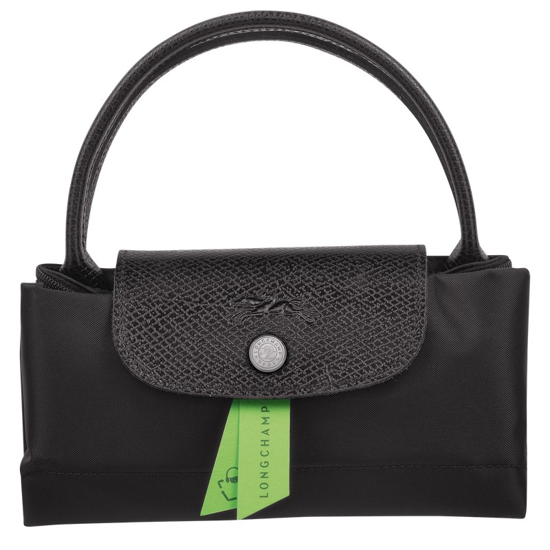 Longchamp Le Pliage Green S Handbag - Recycled canvas Siyah | 0495-JNQXV