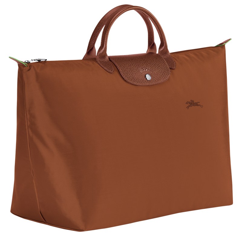 Longchamp Le Pliage Green S Travel bag - Recycled canvas Cognac | 9526-KMULX