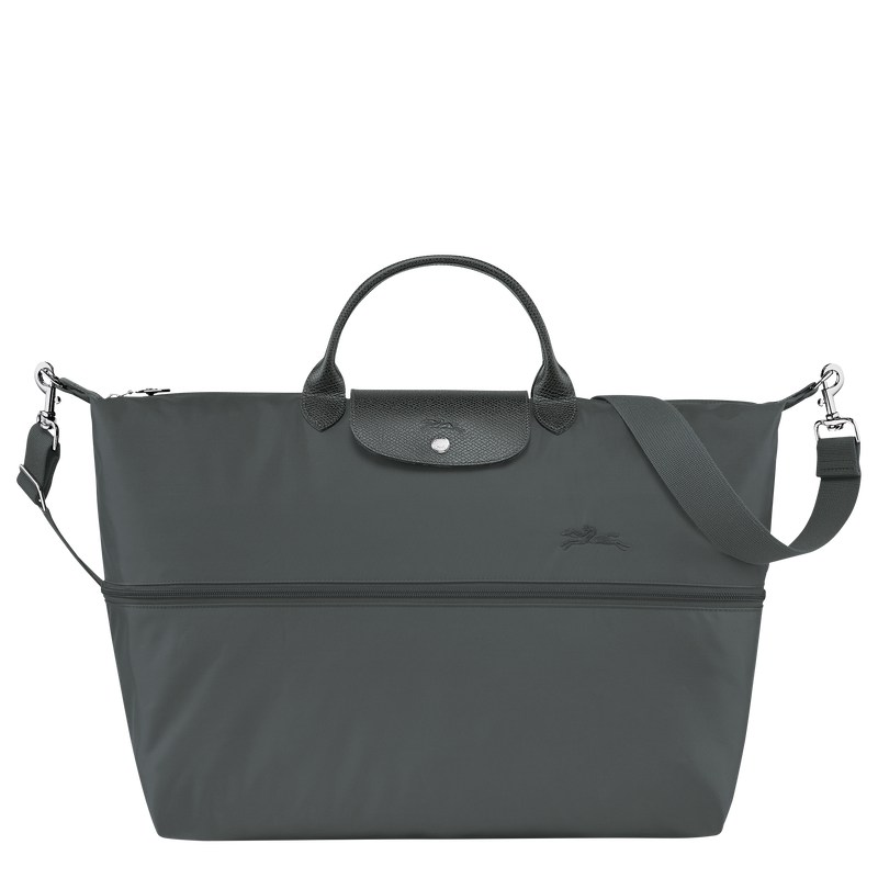 Longchamp Le Pliage Green Travel bag expandable - Recycled canvas Graphite | 0741-VWGHO