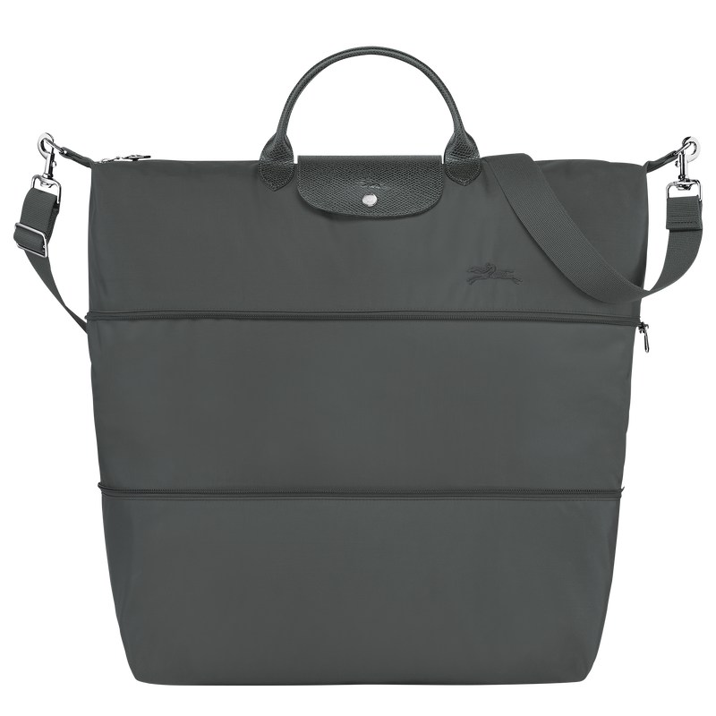 Longchamp Le Pliage Green Travel bag expandable - Recycled canvas Graphite | 0741-VWGHO