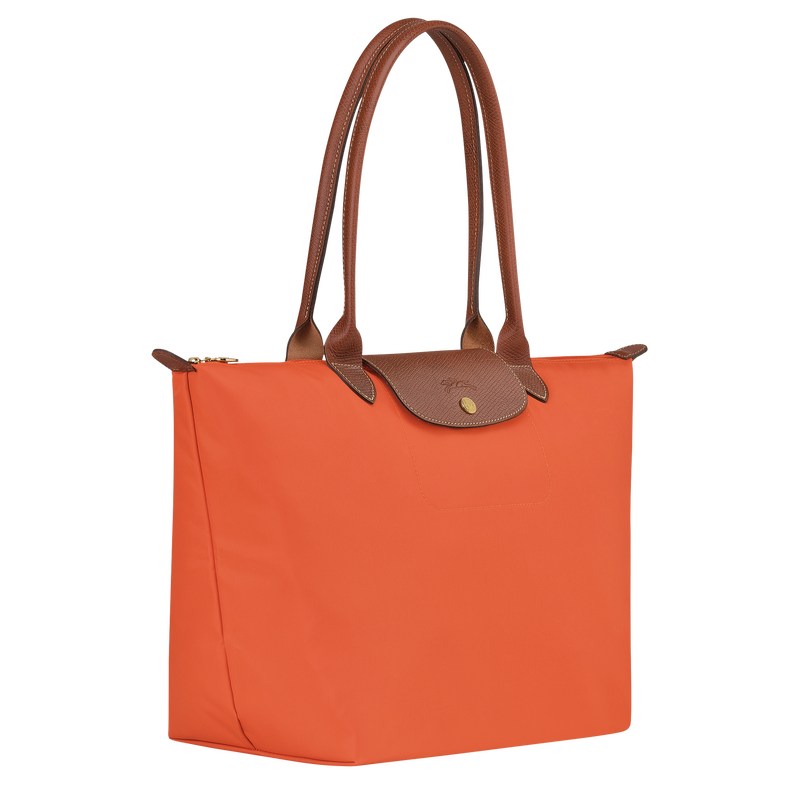 Longchamp Le Pliage Original L Tote bag - Recycled canvas Turuncu | 1729-BYKSL