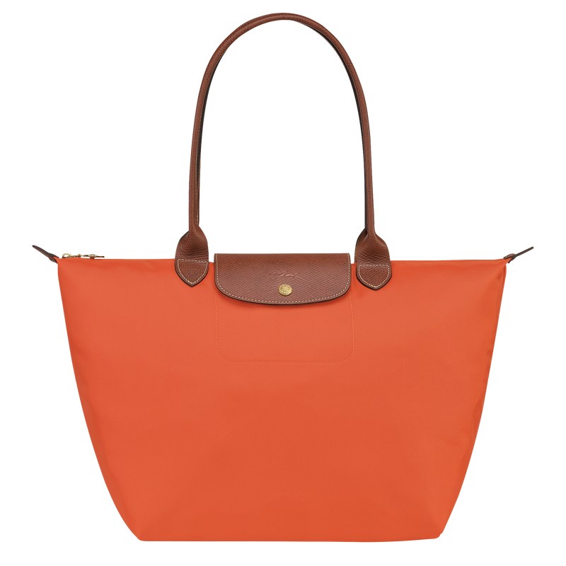 Longchamp Le Pliage Original L Tote bag - Recycled canvas Turuncu | 1729-BYKSL