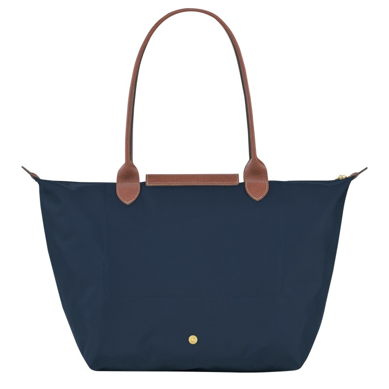 Longchamp Le Pliage Original L Tote bag - Recycled canvas Lacivert | 4137-NYWBV