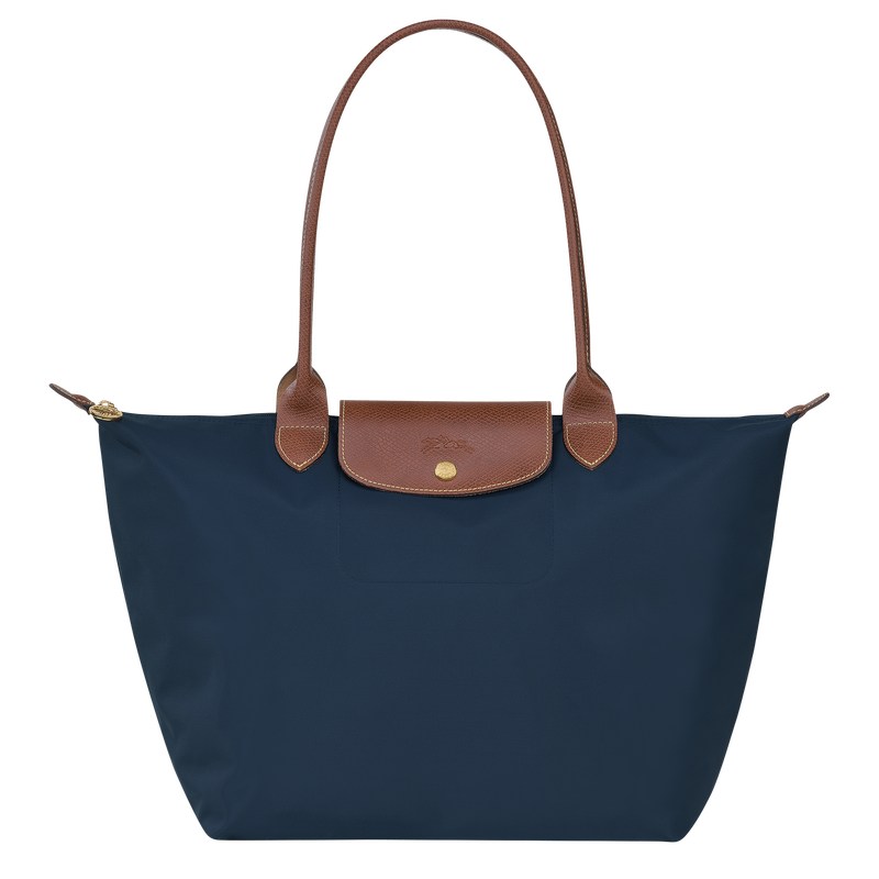 Longchamp Le Pliage Original L Tote bag - Recycled canvas Lacivert | 4137-NYWBV