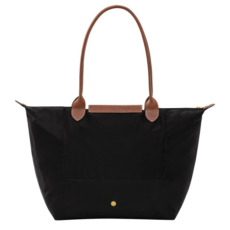 Longchamp Le Pliage Original L Tote bag - Recycled canvas Siyah | 0126-SXKYZ