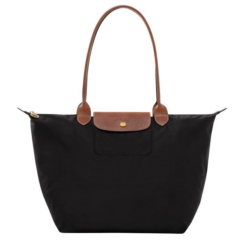 Longchamp Le Pliage Original L Tote bag - Recycled canvas Siyah | 0126-SXKYZ