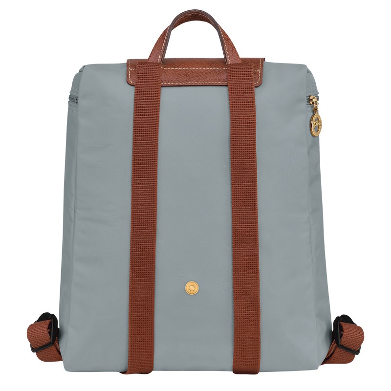 Longchamp Le Pliage Original M Backpack - Recycled canvas Steel | 7320-DRHMX