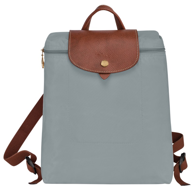 Longchamp Le Pliage Original M Backpack - Recycled canvas Steel | 7320-DRHMX