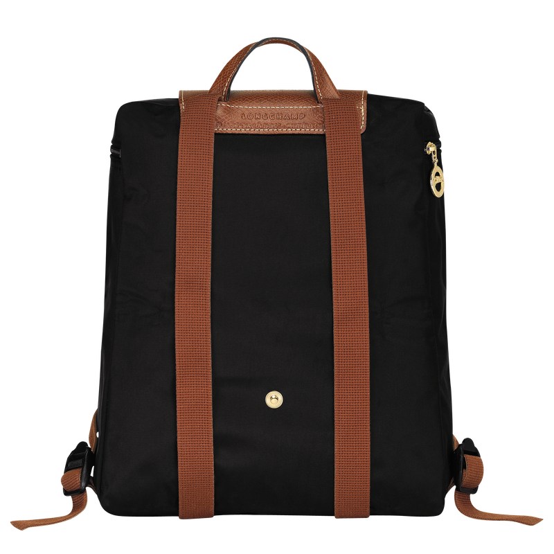 Longchamp Le Pliage Original M Backpack - Recycled canvas Siyah | 4912-FAQPS