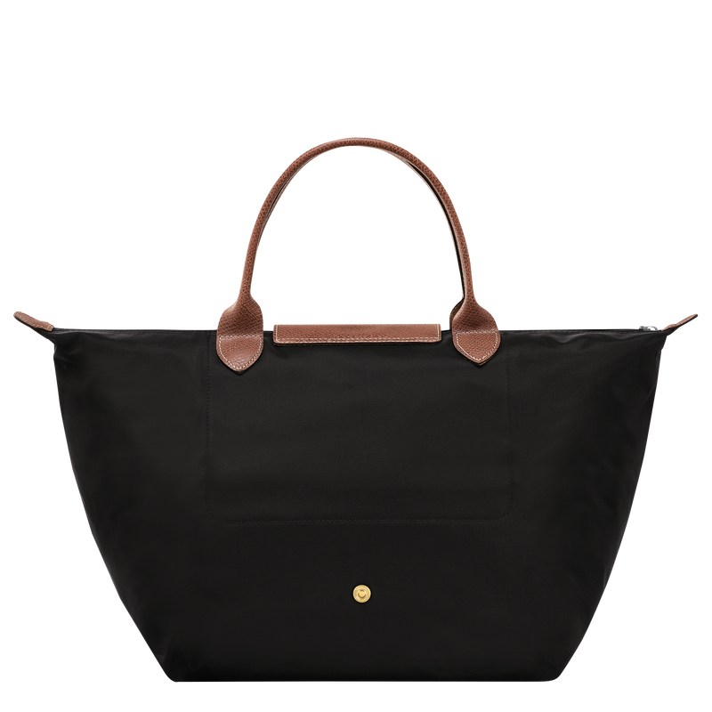 Longchamp Le Pliage Original M Handbag - Recycled canvas Siyah | 7632-OTQGR