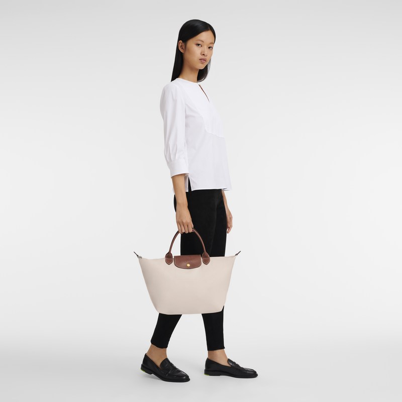 Longchamp Le Pliage Original M Handbag - Recycled canvas Paper | 1439-WMKSF