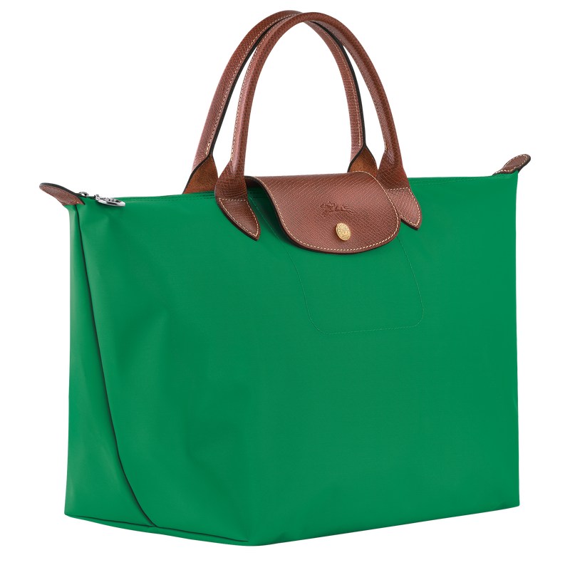 Longchamp Le Pliage Original M Handbag - Recycled canvas Yeşil | 0978-MFZEB