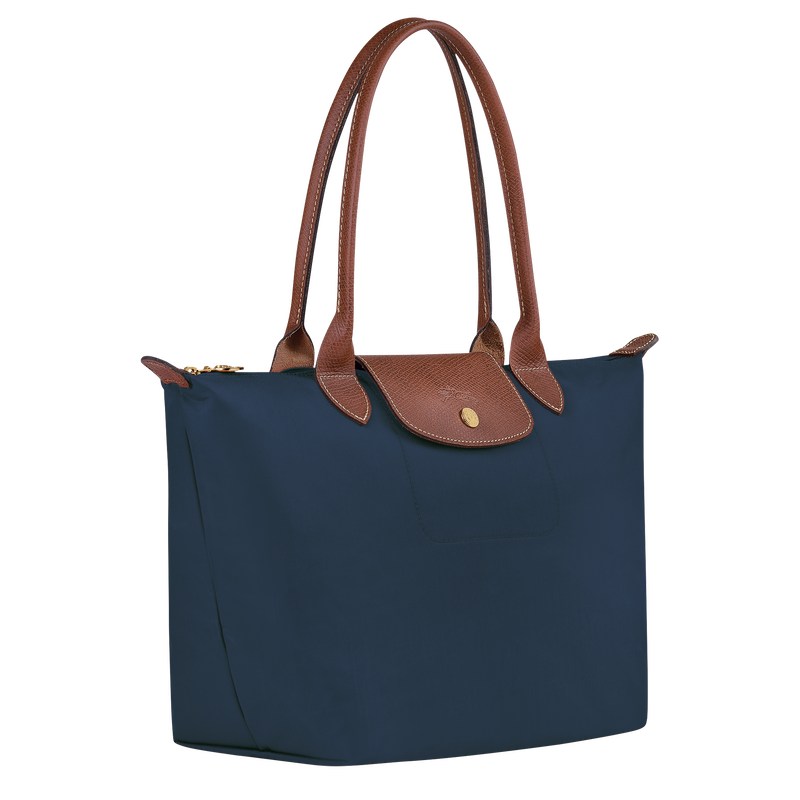 Longchamp Le Pliage Original M Tote bag - Recycled canvas Lacivert | 5376-ZVIPA