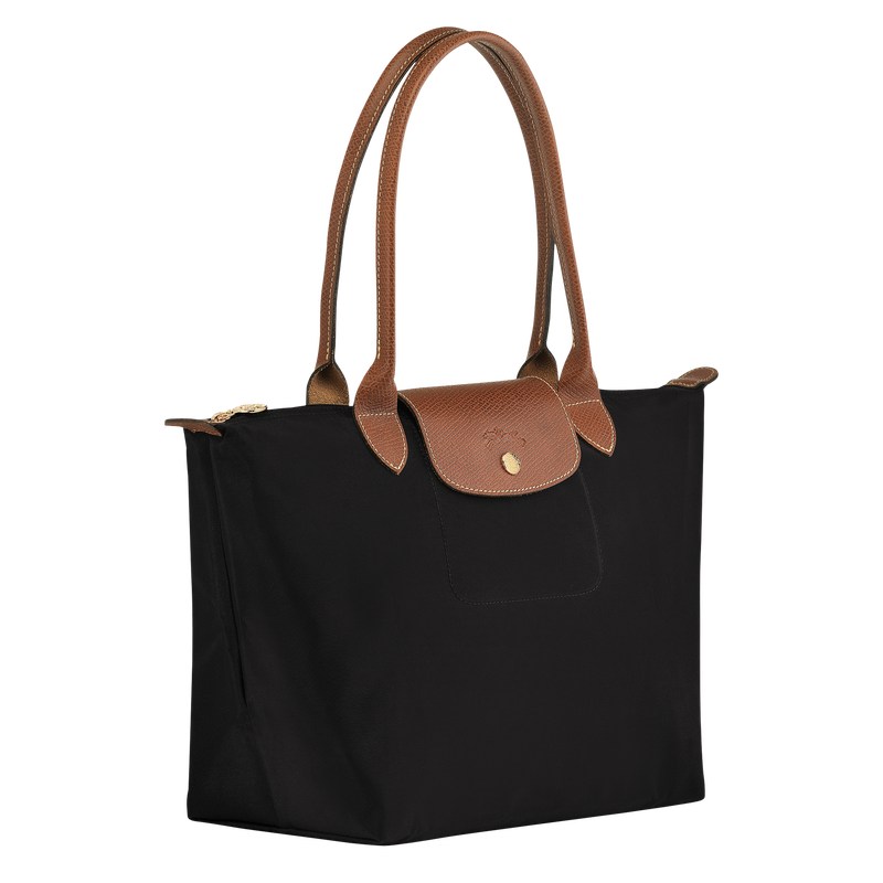 Longchamp Le Pliage Original M Tote bag - Recycled canvas Siyah | 8271-WRIKC