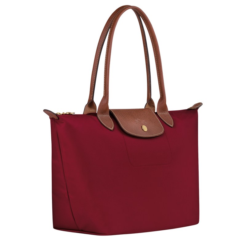 Longchamp Le Pliage Original M Tote bag - Recycled canvas Kırmızı | 0419-ASRKU