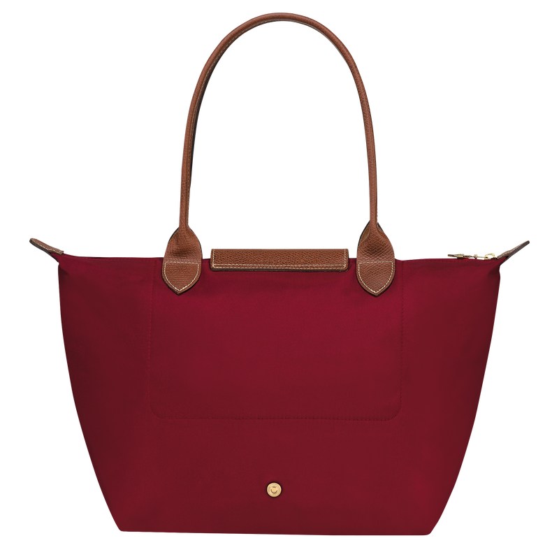 Longchamp Le Pliage Original M Tote bag - Recycled canvas Kırmızı | 0419-ASRKU