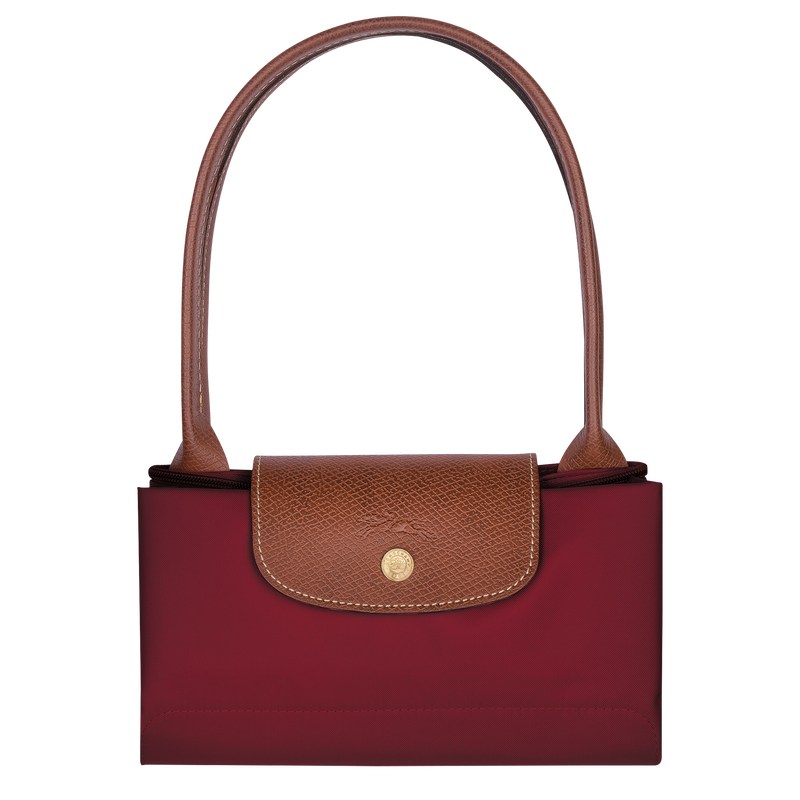 Longchamp Le Pliage Original M Tote bag - Recycled canvas Kırmızı | 0419-ASRKU