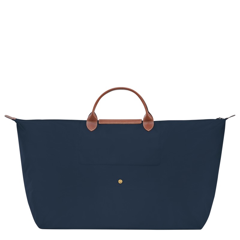 Longchamp Le Pliage Original M Travel bag - Recycled canvas Lacivert | 4512-LRQPA