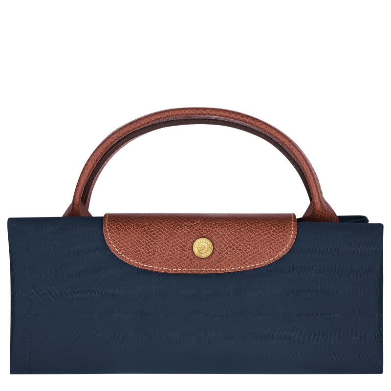 Longchamp Le Pliage Original M Travel bag - Recycled canvas Lacivert | 4512-LRQPA