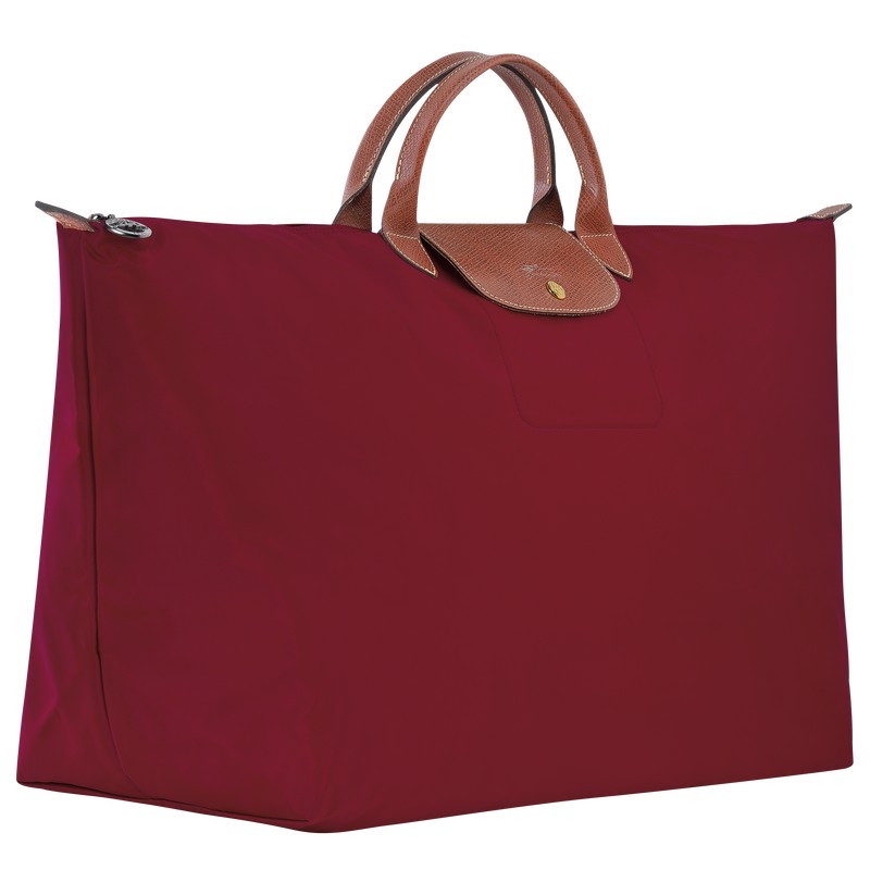 Longchamp Le Pliage Original M Travel bag - Recycled canvas Kırmızı | 5321-WOFQT