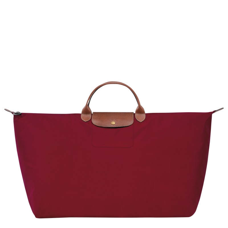 Longchamp Le Pliage Original M Travel bag - Recycled canvas Kırmızı | 5321-WOFQT