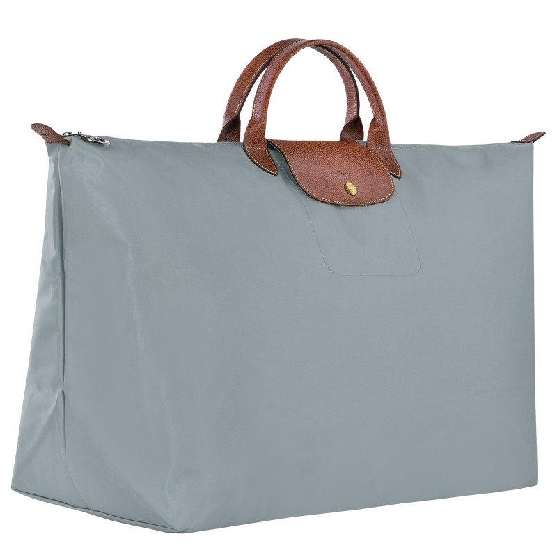 Longchamp Le Pliage Original M Travel bag - Recycled canvas Steel | 4782-HZABL