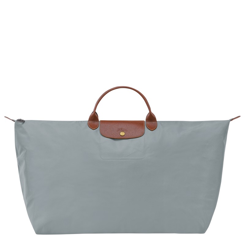 Longchamp Le Pliage Original M Travel bag - Recycled canvas Steel | 4782-HZABL