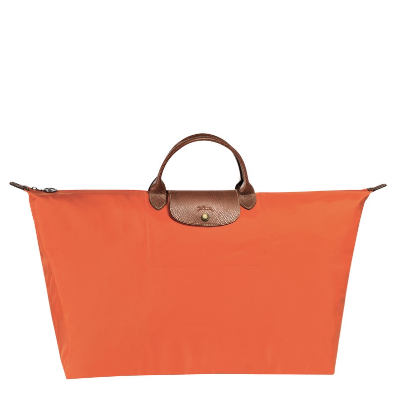 Longchamp Le Pliage Original M Travel bag - Recycled canvas Turuncu | 0563-RTOVX