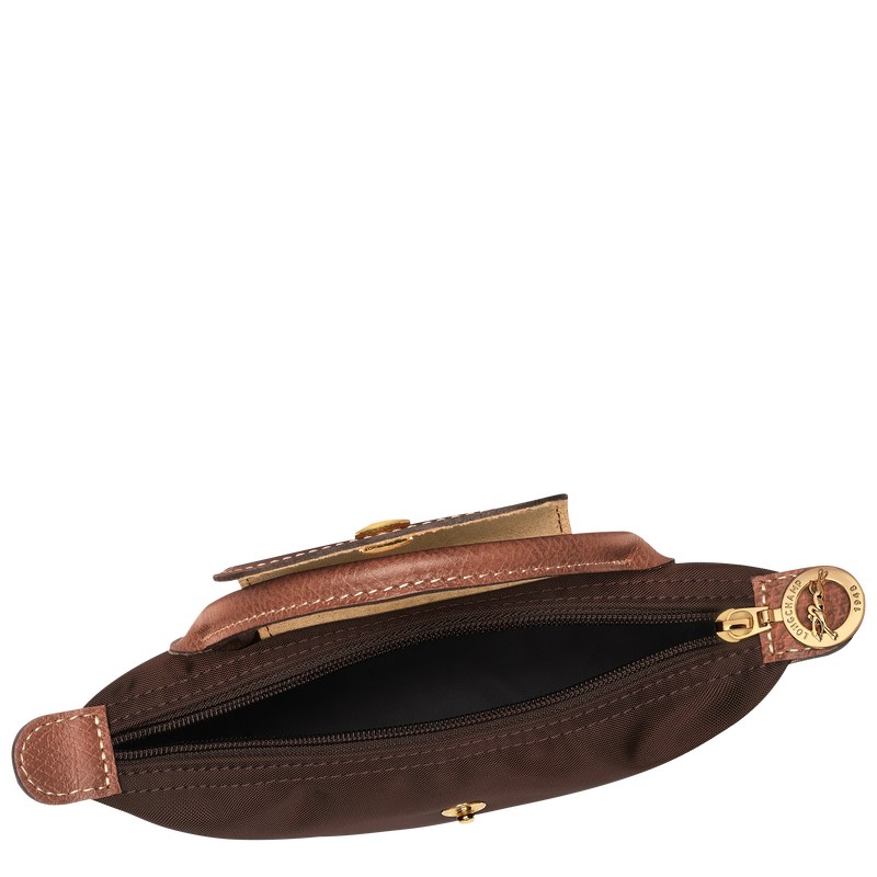 Longchamp Le Pliage Original Pouch with handle - Recycled canvas Ebony | 1374-VQHBX