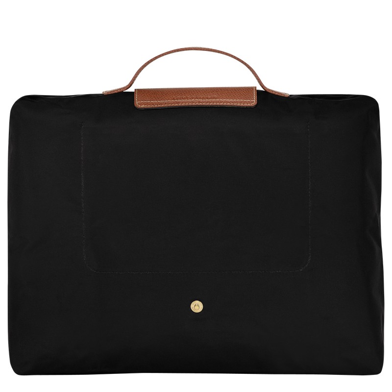 Longchamp Le Pliage Original S Briefcase - Recycled canvas Siyah | 6879-XZAJC