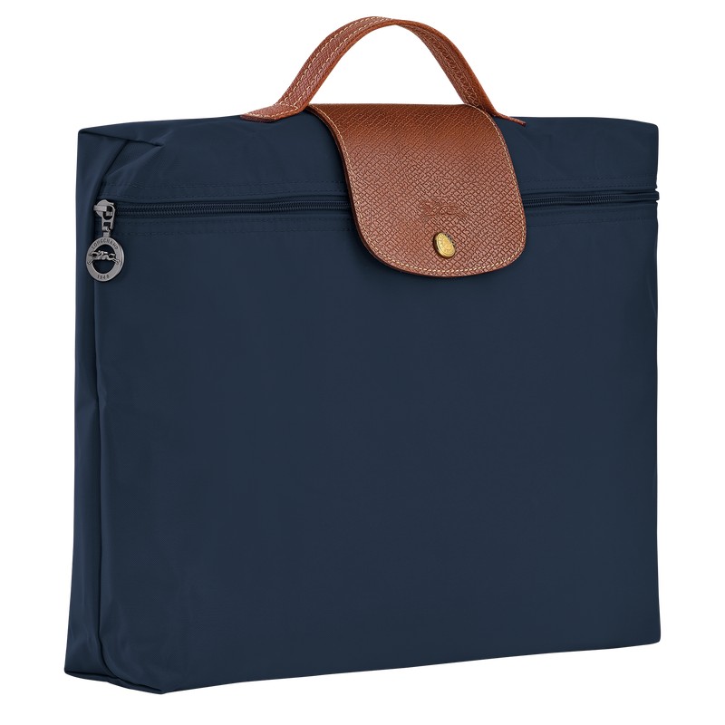 Longchamp Le Pliage Original S Briefcase - Recycled canvas Lacivert | 4819-NLVUI