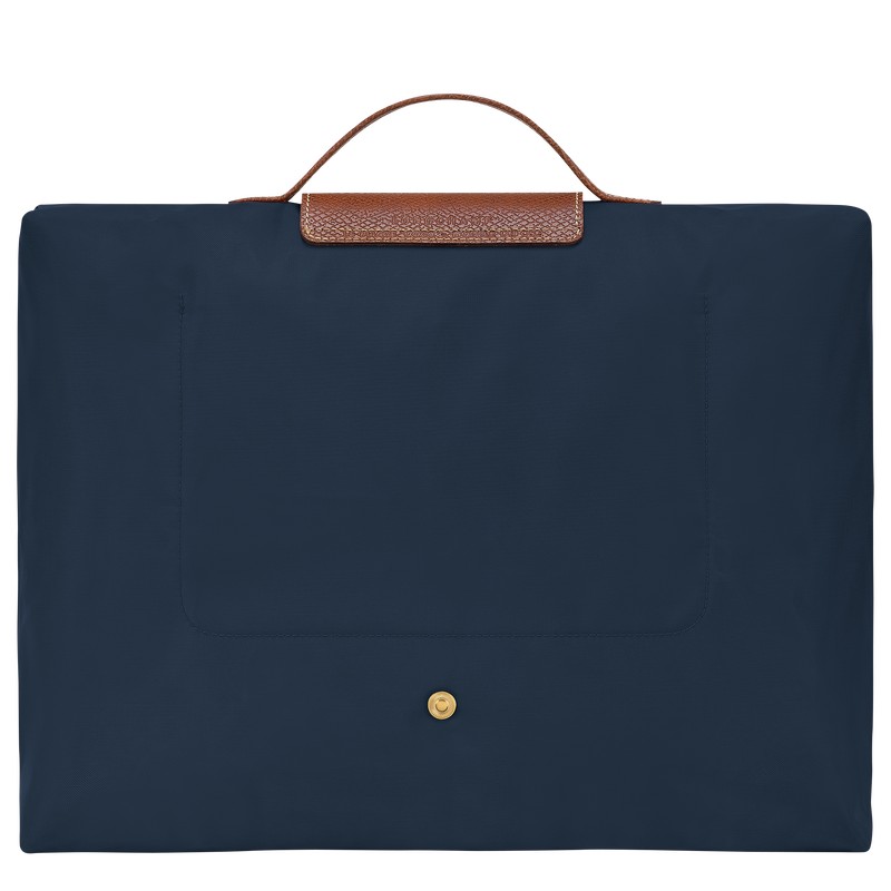 Longchamp Le Pliage Original S Briefcase - Recycled canvas Lacivert | 4819-NLVUI