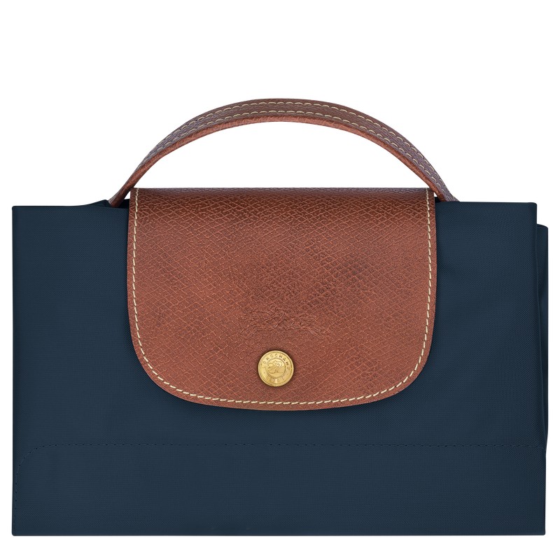 Longchamp Le Pliage Original S Briefcase - Recycled canvas Lacivert | 4819-NLVUI