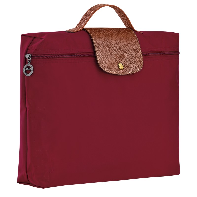 Longchamp Le Pliage Original S Briefcase - Recycled canvas Kırmızı | 3569-SFBVN