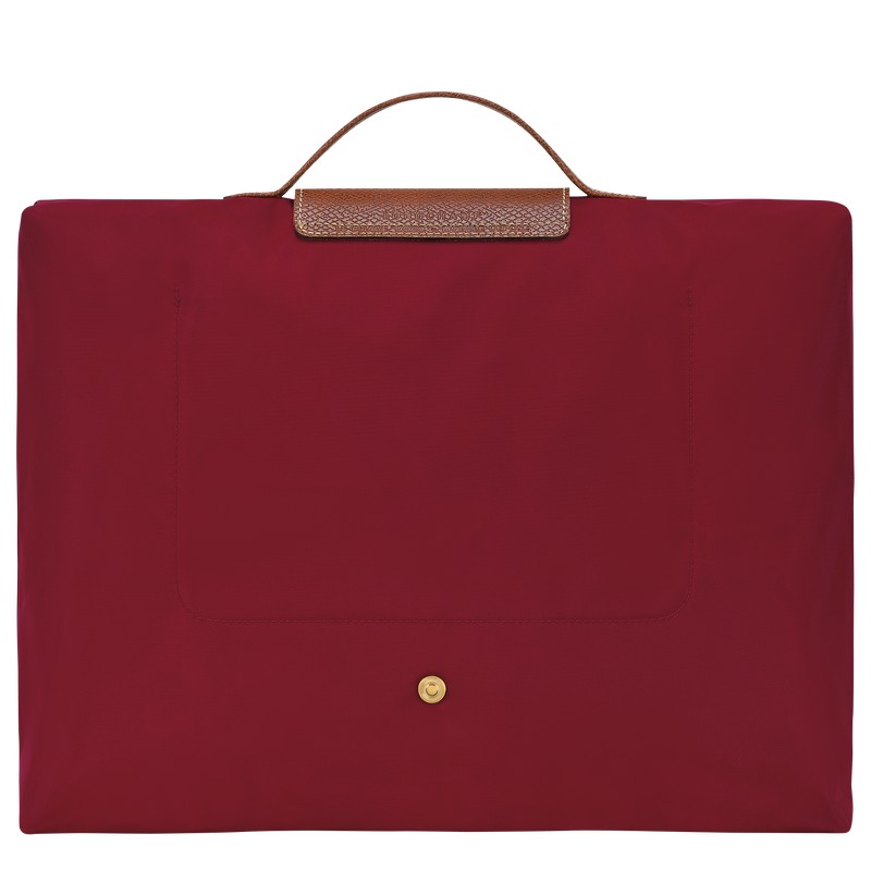 Longchamp Le Pliage Original S Briefcase - Recycled canvas Kırmızı | 3569-SFBVN